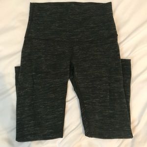 Heathered Green Lululemon High-rise Wunder Unders